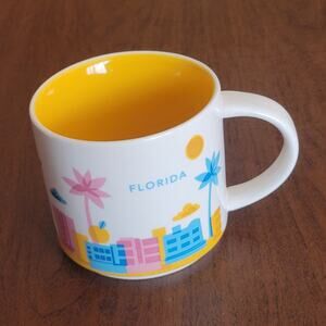2016 Starbucks Florida You Are Here Collector Series Coffee Mug Cup 14oz YAH